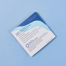 Load image into Gallery viewer, rockflowerpaper - BLUE HYDRANGEA Reusable Eco Cocktail Napkins, set of 8
