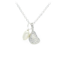 Load image into Gallery viewer, Plata - Sunshine and Saltwater Oyster Shell Necklace: Sterling Silver
