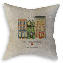 Load image into Gallery viewer, French Graffiti - Small Town Big Heart with Location: Dishtowel / -
