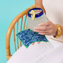 Load image into Gallery viewer, rockflowerpaper - TENNIS Reusable Eco Cocktail Napkins, set of 8
