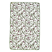 Load image into Gallery viewer, rockflowerpaper - OLIVES blu Kitchen Tea Towel

