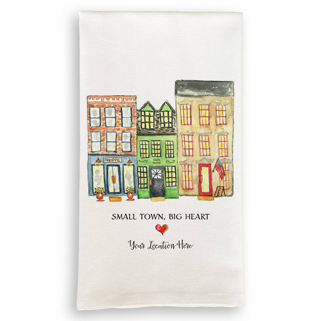 French Graffiti - Small Town Big Heart with Location: Dishtowel / -