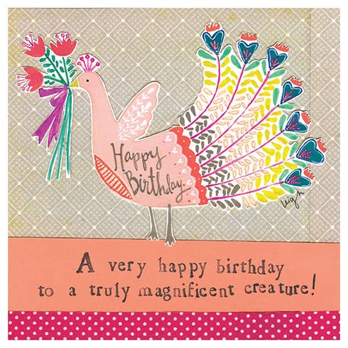 Calypso Cards LLC - TRULY MAGNIFICENT BIRTHDAY GREETING CARD 5.5 x 5.5