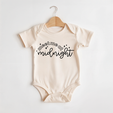 Load image into Gallery viewer, Wildflowers + Cotton - Meet Me At Midnight | 100% Cotton Baby Bodysuit or Tee: 6m onesie
