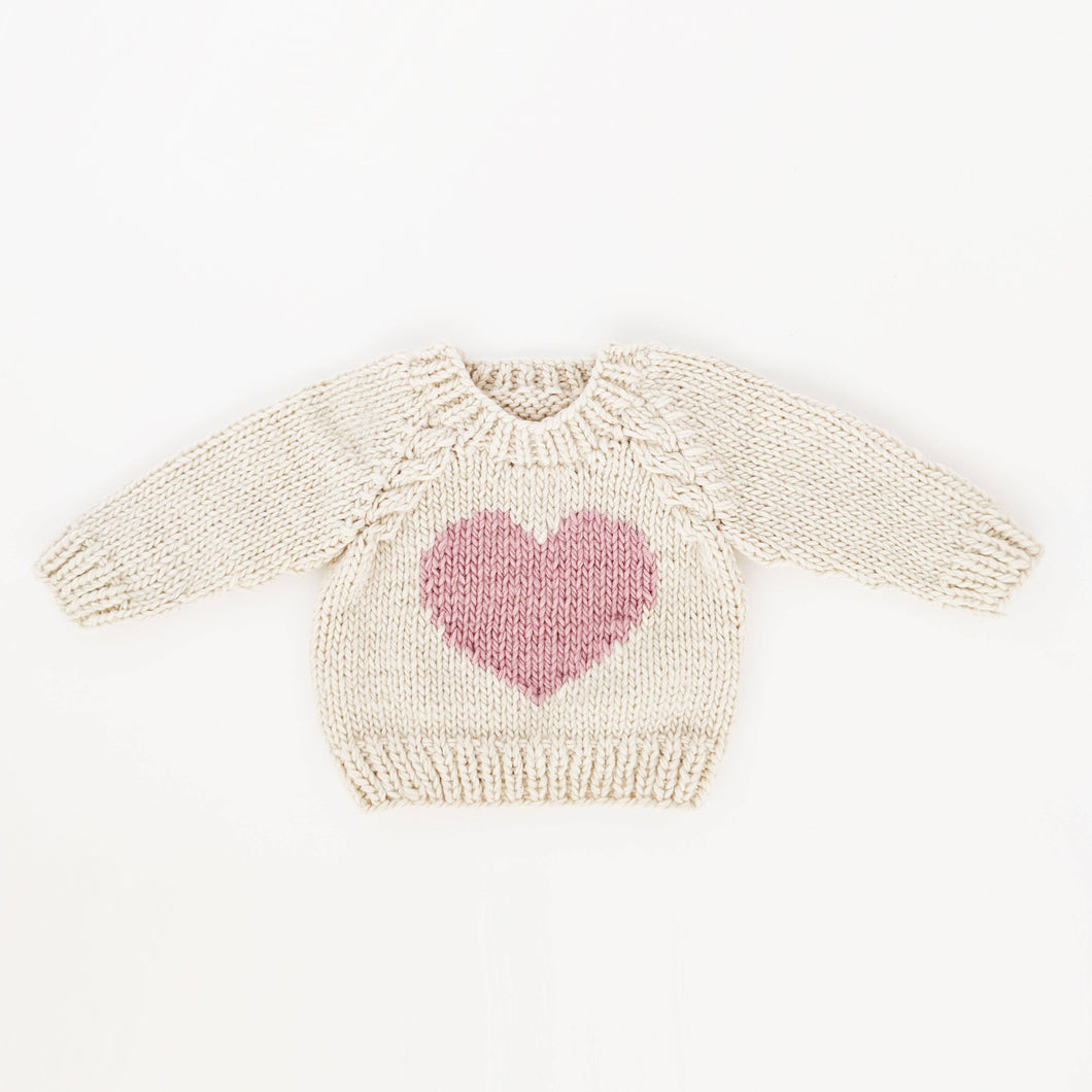 Huggalugs - Sweetheart Crew Neck Sweater Baby & Toddler: 0-6 months
