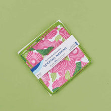 Load image into Gallery viewer, rockflowerpaper - POPPY PAPAVER Reusable Eco Cocktail Napkins, set of 8

