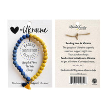 Load image into Gallery viewer, Love To Ukraine • Kantha Connection Bracelet
