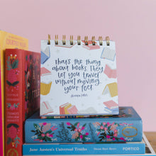 Load image into Gallery viewer, Pippi Post - 52 Weeks of Book Quotes - Desk Flip Calendar
