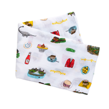 Load image into Gallery viewer, Little Hometown - Pittsburgh Baby Swaddle Blanket
