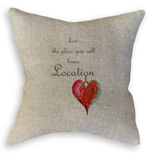 Load image into Gallery viewer, French Graffiti - Love the Place You Call Home with Location: - / Dishtowel
