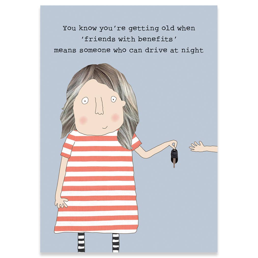 Calypso Cards LLC - FRIENDS WITH BENEFITS BIRTHDAY GREETING CARD 4.5 x 6.25