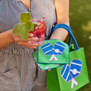 rockflowerpaper - PICKLEBALL Reusable Cocktail Napkins, Set of 8