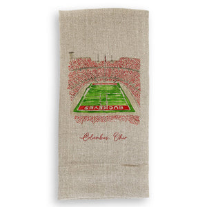 French Graffiti - Ohio State University Football Stadium: Dishtowel / Remove Words / -