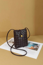 Load image into Gallery viewer, Pretty Persuasions - P25022 Small Woven Crossbody Bag: 05 Green
