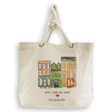 Load image into Gallery viewer, French Graffiti - Small Town Big Heart with Location: Dishtowel / -
