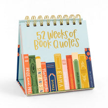 Load image into Gallery viewer, Pippi Post - 52 Weeks of Book Quotes - Desk Flip Calendar
