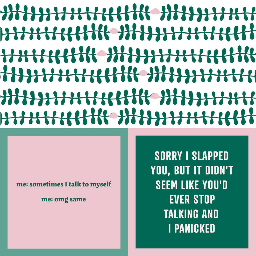 Drinks on Me - Napkin: Talk to Self/Slap You