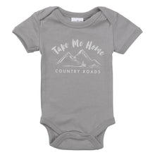 Load image into Gallery viewer, Spunky Stork - Country Roads Organic Cotton Baby Bodysuit Toddler Shirt: Thunder / 6-12 Months Bodysuit
