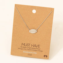 Load image into Gallery viewer, Dainty Football Pendant Necklace: Gold
