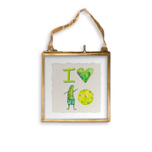 Load image into Gallery viewer, I Love Pickleball Dishtowel
