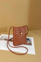 Load image into Gallery viewer, Pretty Persuasions - P25022 Small Woven Crossbody Bag: 11 Charcoal
