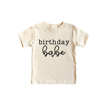 Load image into Gallery viewer, Wildflowers + Cotton - Birthday Babe | 100% Cotton Baby Bodysuit or Tee: 12m onesie
