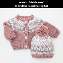 Load image into Gallery viewer, Huggalugs - Fairisle Rosy Beanie Hat Baby &amp; Kids: M (6-24 months)
