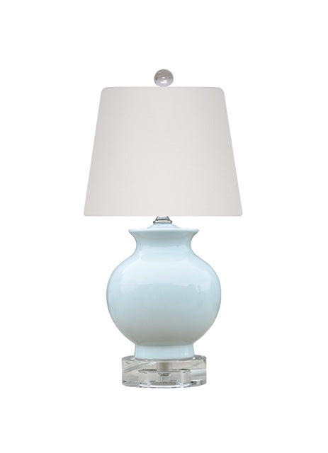 Porcelain White Rain Mini Table Lamp