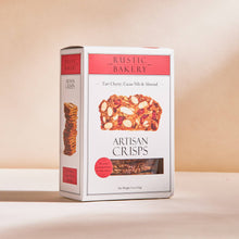 Load image into Gallery viewer, Rustic Bakery - Artisan Crisps - Tart Cherry, Cacao Nib &amp; Almond Box
