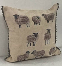 Load image into Gallery viewer, Pillow Applique/Embo 16&quot; Knotty Sheep

