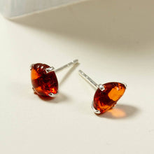 Load image into Gallery viewer, Luna Norte - Raw Beauty Post Earrings- Genuine Stone: Moonstone
