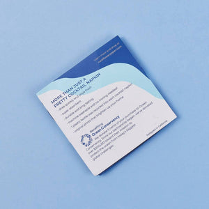 rockflowerpaper - SLOANE Reusable Eco Cocktail Napkins, set of 8