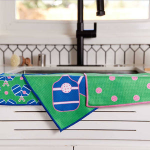 PICKLEBALL Dish Cloth Set of 3