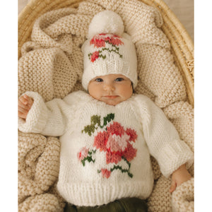 Rose Crew Neck Sweater 6-12 months