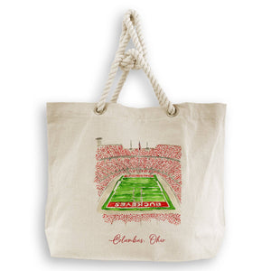 French Graffiti - Ohio State University Football Stadium: Dishtowel / Remove Words / -