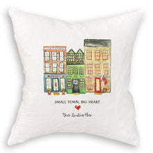 Load image into Gallery viewer, French Graffiti - Small Town Big Heart with Location: Dishtowel / -
