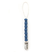 Load image into Gallery viewer, Bella Tunno - Navy Pacifier Clip
