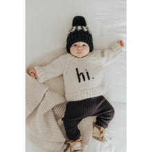 Load image into Gallery viewer, Hi. Crew Neck Sweater Baby &amp; Toddler: 0-6 months
