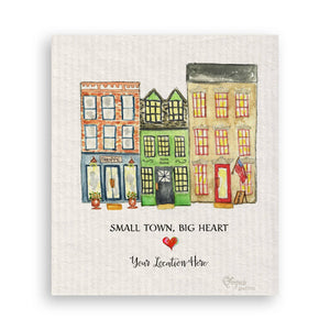 French Graffiti - Small Town Big Heart with Location: Dishtowel / -