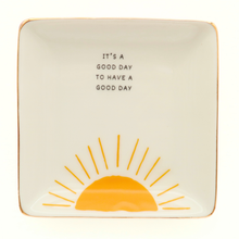 Load image into Gallery viewer, Properly Improper - It&#39;s A Good Day - Square Trinket Tray
