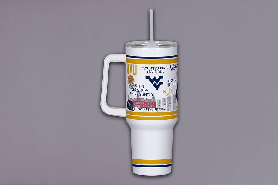 MAGNOLIA LANE - W VA 40oz Tumbler w/ Handle