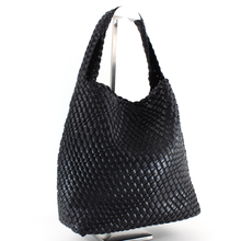 Load image into Gallery viewer, Pretty Persuasions - P23067 Woven Hobo Bag w/Cosmetic Pouch: 04 Brown
