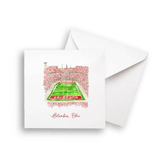 Load image into Gallery viewer, French Graffiti - Ohio State University Football Stadium: Dishtowel / Remove Words / -
