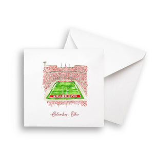 French Graffiti - Ohio State University Football Stadium: Dishtowel / Remove Words / -