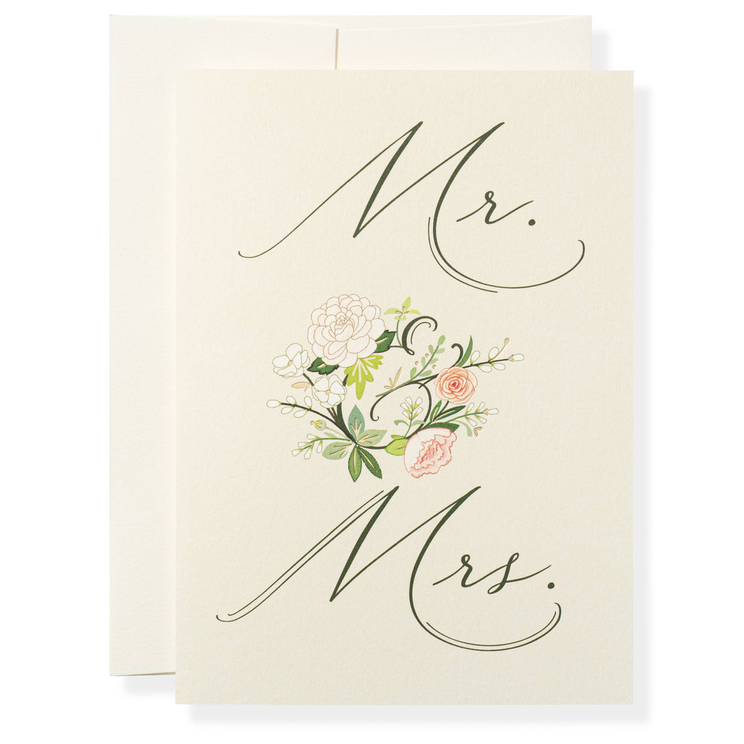 Karen Adams Designs - Mr. &. Mrs. Greeting Card
