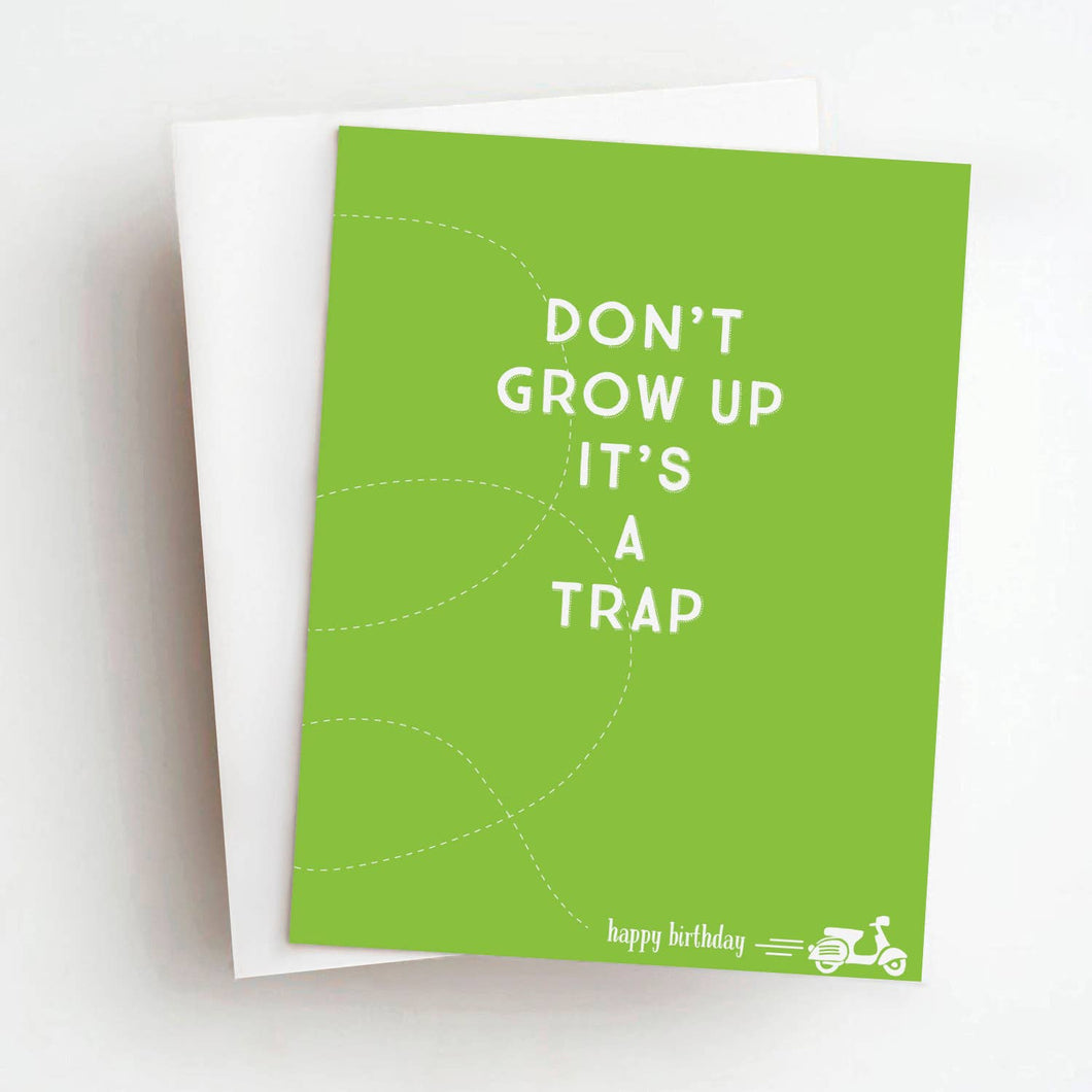 Skel & Co - Trap Funny Birthday Greeting Card
