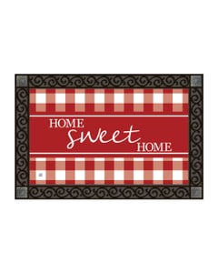 Red and White Check Mat Mate