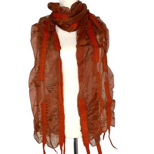 Spring Scarf - Burnt Orange