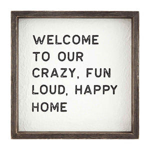 Framed Paper Plaque "Fun Family"