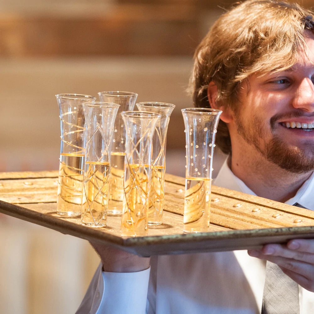 Razzle Dazzle Champagne Flutes - Set 6